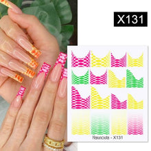 Load image into Gallery viewer, Spring Simple Green Theme Water Decal Sticker Flower Leaf Tree Summer Slider For Manicuring Nail Art Watermarks Art Decoration Manicure Tools Nail Watermark Decals iridescent Decoration Nail Self-Adhesive Decals Nail Stickers Water Transfer Fresh Nail