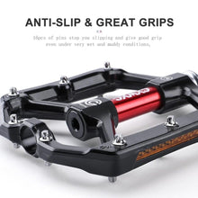 Load image into Gallery viewer, Pedals Bicycle Aluminum Pedal Mountain Urban Road Parts Sealed Bearing Flat Platform All-Round Pedals Bike Accessories Advanced 4 Bearings Mountain Bike Pedals Platform Bicycle Flat Alloy Pedals