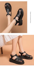 Load image into Gallery viewer, Platform Women's Sandals Summer Fashion Women Beach Classic Sandal Comfortable Beach Pool Platforms Sandals With Buckle Open Toe Ankle Strap Thick-Soled Casual Women's Shoes