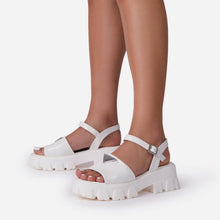 Load image into Gallery viewer, Platform Women's Sandals Summer Fashion Women Beach Classic Sandal Comfortable Beach Pool Platforms Sandals With Buckle Open Toe Ankle Strap Thick-Soled Casual Women's Shoes
