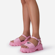 Load image into Gallery viewer, Platform Women's Sandals Summer Fashion Women Beach Classic Sandal Comfortable Beach Pool Platforms Sandals With Buckle Open Toe Ankle Strap Thick-Soled Casual Women's Shoes