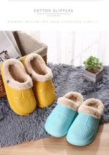 Load image into Gallery viewer, Winter Women's Slippers Warm Clogs Sandals Waterproof Slippers For Women Waterproof Slippers Fur Lined Clogs Winter Garden Shoes Warm House Family Women Shoes