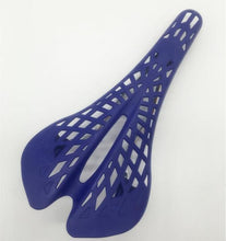 Load image into Gallery viewer, Lightweight Bicycle Front Seat Mat Bike Saddle Bicycle Seat Cushion Pad Breathable Soft Spider Web Saddle Cycling Bicycle Hollow Seat Saddle Comfy Ultra Light Mountain Bike Road Bicycle Saddle