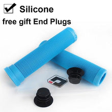 Load image into Gallery viewer, Silicone Bicycle Grips Road Bike Handlebar Grip With Rubber Handle Bar End Plug Bicycle Silicone Foam Grips Memory Foam Technology And Ergonomic Design Anti-Slip Shockproof And Weather Resistant Bicycle Handles