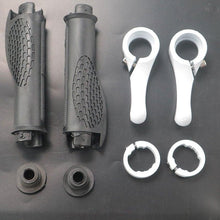 Load image into Gallery viewer, Bicycle Handlebar Rubber Grip End Cap Aluminium Alloy Lock Mountain Bike Handle Bar Grip Anti-Slip Bicycle Skid-Proof Grips Handlebar Cover Widen Holding Surface Unti-Skid Bike Grips Shockproof Handlebar Cover Ergonomic Design