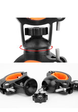 Load image into Gallery viewer, Bicycle Light Bracket Bike Lamp Holder LED Headlight Pump Stand Quick Release Mount 360 Degree Rotatable Universal Flashlight Mount Holder Mount Bicycle Mounting Bracket Flashlight Holder