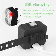 Load image into Gallery viewer, 10000mAh Bicycle Front Light Bicycle 8 LED Front Bike Light Headlight Bike Accessories USB Rechargeable Bicycle Headlight With IP65 Waterproof Lighting Modes Bicycle Light Fits For Bike All Road Bicycle