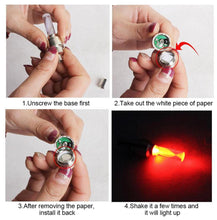 Load image into Gallery viewer, LED Neon Bike Wheel Tire Light Valve Dust Cap Spoke Light For Bicycle Cycling Warning Light Bicycle Flash Cap Light Bike Tire Wheel Valve Cap For Front And Rear Wheel Bicycle Motorcycle Tire Colorful Design