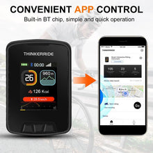 Load image into Gallery viewer, GPS Wireless Bike Computer Waterproof Bicycle Odometer Large Color LCD Screen Maps Navigation Cycling Speedometer Wired Bicycle Speedometer Waterproof Cycle Computer With Backlight LCD Display Automatic Sleep