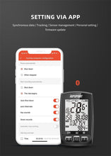 Load image into Gallery viewer, Waterproof Bike Computer GPS Cycling Computer Navigation Speedometer Wireless Bicycle Speedometer Odometer With LCD Display Waterproof Tracker Fits All Bikes Electric Bike