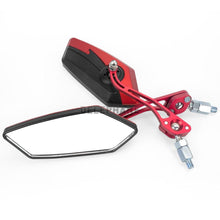 Load image into Gallery viewer, Bike Mirrors HD Blast Resistant Glass Lens Handlebar Mountain Bike Mirrors Adjustable Rotatable Bicycle Rearview Mirrors New Scratch Resistant Convex Lens Universal Adjustable Rotatable Handlebar Glass Lens For Road Mountain
