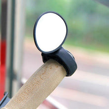Load image into Gallery viewer, New Universal Rotate Bike Rearview Mirror Unique Bicycle Handlebar Mounted Convex Rear View Mirror Adjustable Full Rotatable Rearview Bicycle Mirrors Wide Angle Acrylic Convex Cycling Safety Mirror For Road Bike