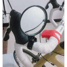 Load image into Gallery viewer, Universal Bike Bicycle Cycling Mirror Handlebar Wide Angle Rear View Rearview Bike Accessories Bike Helmet Mirror Bike mirror, 2pcs bike rear view mirrors With Wide Angle Convex Mirror Adjustable Rotatable Handlebar For Mountain Bike Off-Road Bike