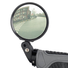 Load image into Gallery viewer, Universal Bicycle Mirror Bar End Mount Acrylic Road Bike Rear View Mirror Back Sight Reflector Angle Adjustable Bicycle Cycling Rearview Mirror Universal Adjustable Rotatable Safe Handlebar Bike Rear View Mirror