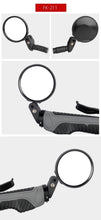 Load image into Gallery viewer, Universal Bicycle Mirror Bar End Mount Acrylic Road Bike Rear View Mirror Back Sight Reflector Angle Adjustable Bicycle Cycling Rearview Mirror Universal Adjustable Rotatable Safe Handlebar Bike Rear View Mirror