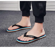 Load image into Gallery viewer, Men Home Slippers Pool Flip Flops Elegant Design Slippers Men Shoes Tennis Outdoor Training Men's Beach Sandals Quick-Dry Flip-Flop Slides Sport Cushion Beach Slippers Walking Sandals