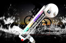 Load image into Gallery viewer, 32 Pattern Bike Light Bicycle Wheel Light Double Display Flash 32 RGB LED Light Bicycle Spoke Lamp Night Riding Spoke Light For Men Present Super Bright Auto Off LED Cycling Bicycle Light
