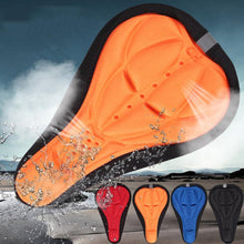 Load image into Gallery viewer, Mountain Bike Saddle Cover Thick Breathable Super Soft Bicycle Saddle Silicone Sponge Bike Seat Sports Bike Seat Cover Padded Bike Seat Cushion Bicycle Saddle Pad For Women Men With Hollow Design