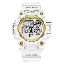 Load image into Gallery viewer, Digital Watches For Women School Girl Student Transparent Color Water Resistent Silicone Strap Stopwatch Alarm Countdown Dual Time Ultra Super Wide-Angle Display Digital Wrist Watches For Men Women