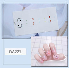 Load image into Gallery viewer, Nail Wraps Polish Decals Strips Golden Glitter 3D Adhesive Full Nail Art Stickers Manicure Kits Women Nail Decorations Accessories Metal Curve Stripe Lines Design Letter Nail Sticker Adhesive Decoration Template Nail Tool Decorations