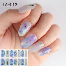 Load image into Gallery viewer, Toe Nail Sticker Wraps Adhesive Decals Toenail Polish Strips DIY Pedicure Foot Decals Manicure Strips Decals Full Wraps Women Glitter Toenail Nail Polish Strips Decals Full Wraps Self Adhesive Toe Nail Tip Full Toe Nail Wraps Feet Decorations