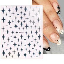 Load image into Gallery viewer, 3D Nails Sticker Spring Cartoon Animals Flowers Leaves Self Adhesive Decals Sliders Nail Art Accessories Decoration Decal Self-Adhesive 3D Wave Design Decoration for Women Girls Tape Nail Art Stickers Decal Decoration