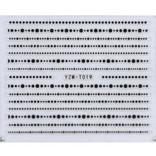 Load image into Gallery viewer, Nail Stickers for Manicure Nail Sticker Sliders For Nails Decal Self-adhesive Nails Figures Transfer Black Accessories Sliders Manicure Decoration 3D Nail Supplies Holographic Decals Transfer Sliders Nail Design Manicures Nail Self-Adhesive Sticker