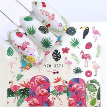 Load image into Gallery viewer, Sliders For Nails Winter Nail Stickers Elk Wolf Animal Sticker Figure Art Transfer Flowers Butterflies Watermark Water Slider Art Nail Stickers Sexy Girl Designs Comics Water Transfer Decals Manicure Lips Nail Art Decorations Slider Nail Art Stickers
