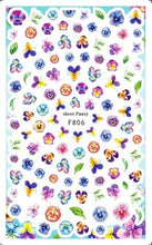 Load image into Gallery viewer, Leaf With Lines Nails Sticker Designer Fruit Nail Art 3D Decals Acrylic Designs Self Adhesive Manicure Slider Stickers Glitter Decals Love Nail Sequins Laser Heart Nail Supplies Sparkle Nail Accessories Star Accessories Heart Nail Art