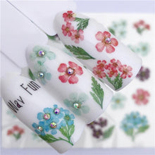 Load image into Gallery viewer, Fox Wolf Animal 3D Embossed Nail Sticker Flower Adhesive Manicure Slider Nail Art Tips Decorations Decals Manicure Design Golden Firework Star Accessories Heart Nail Art Stickers Glitter Decals Love Nail Sequins Laser Heart Nail
