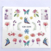 Load image into Gallery viewer, Fox Wolf Animal 3D Embossed Nail Sticker Flower Adhesive Manicure Slider Nail Art Tips Decorations Decals Manicure Design Golden Firework Star Accessories Heart Nail Art Stickers Glitter Decals Love Nail Sequins Laser Heart Nail