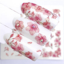 Load image into Gallery viewer, Fox Wolf Animal 3D Embossed Nail Sticker Flower Adhesive Manicure Slider Nail Art Tips Decorations Decals Manicure Design Golden Firework Star Accessories Heart Nail Art Stickers Glitter Decals Love Nail Sequins Laser Heart Nail
