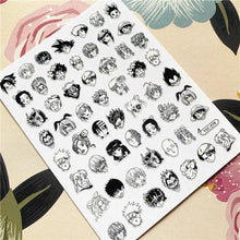 Load image into Gallery viewer, Cute rabbit Cute cat Japanese Justice Girl 3D Back Glue Nail Sticker Nail Decoration Nail Art Nail Ornament Self Adhesive Nail Decals for Nail Art Decoration Including Hearts Stars Letters Bowknot Leaves Flowers Plants Fruits Butterflies for Woman