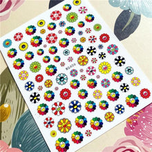 Load image into Gallery viewer, Cute rabbit Cute cat Japanese Justice Girl 3D Back Glue Nail Sticker Nail Decoration Nail Art Nail Ornament Self Adhesive Nail Decals for Nail Art Decoration Including Hearts Stars Letters Bowknot Leaves Flowers Plants Fruits Butterflies for Woman