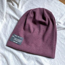 Load image into Gallery viewer, Unisex Beanie Hats Autumn Comfortable Cotton Hat Men Retro Knitted Hat Women Balaclava Sports Kerchief Bobble Hat Spring Knit Slouchy Lightweight Knit Hat Slouch Cap Casual Box Skellies Beanies Thin Bonnet Cap Autumn Casual Beanies Hat