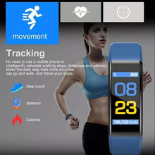 Load image into Gallery viewer, Connected Child Smart Sport Watch For Girls Boys Students Wrist Clock Electronic LED Digital Child Wrist Watch Fitness Tracker With Heart Rate Monitor Waterproof Activity Tracker With Sport Modes Sleep Monitor Fitness Watch With Call SMS Reminder