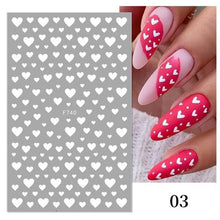 Load image into Gallery viewer, Gold Christmas Snowflake 3D Nail Stickers Sparkly Iridescent Silver Xmas Tree Elk Deer Transfer Sliders Winter Nails Accessories Design Decor Tip Transfer Nail Decals Sticker For Pretty Girl Self-Adhesive Nail Decals Designer Nail Stickers
