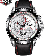 Load image into Gallery viewer, Men's Watch With Chronometers Day Display And Fluorescent Hands Unique Design Excellent Gift