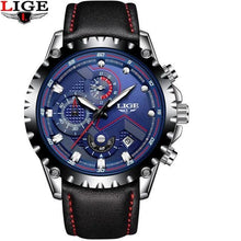 Load image into Gallery viewer, Men's Watch With Chronometers Day Display And Fluorescent Hands Unique Design Excellent Gift