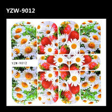 Load image into Gallery viewer, Full Beauty 1pc Black Flower Vine Nail Water Sticker Leaf Lace Design Slider Nail Art Decal Beauty Foils Decoration Nail Decals for Women Nail Art Stickers Water Transfer Decals Design Nail Art Supplies Manicure Acrylic Nail Foil Stencils Decorations