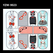 Load image into Gallery viewer, Full Beauty 1pc Black Flower Vine Nail Water Sticker Leaf Lace Design Slider Nail Art Decal Beauty Foils Decoration Nail Decals for Women Nail Art Stickers Water Transfer Decals Design Nail Art Supplies Manicure Acrylic Nail Foil Stencils Decorations