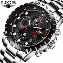 Load image into Gallery viewer, Men's Watch With Chronometers Day Display And Fluorescent Hands Unique Design Excellent Gift