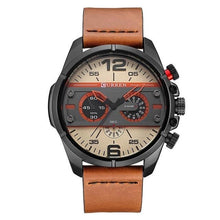 Load image into Gallery viewer, Men's Waterproof Retro Style Watch With Excellent Background, Chronometers Large Numbers Perfect Gift