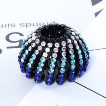 Load image into Gallery viewer, New Crystal Bird Nest Ponytail Holder Fair Crab Claw Clip Hairpin Rhinestone for Women Girls Accessories Barrettes Headwear Gorgeous Hair Accessories For Women