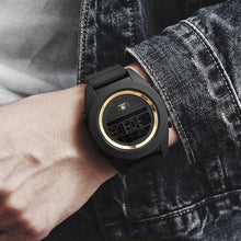 Load image into Gallery viewer, Digital Sport Men Watch Waterproof LED Wrist Watch Modern Round Black Design For Mens