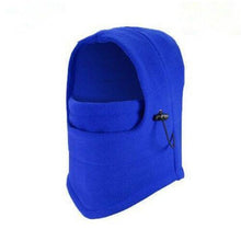 Load image into Gallery viewer, Unisex Polar Fleece Hood Hat Casual Beanie Ski Snow Cap Snood Scarf Warmer Thermal Neckerchief Drawstring Soft Balaclava Pullover Knitted Beanie for Adults Men Women Ski Caps New Balaclava Party Mask Hat Caps For Skiing Bicycle Cycling Outdoor Headwarmer