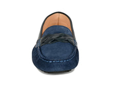 Load image into Gallery viewer, PIPER Leather Driving Loafer Navy