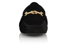 Load image into Gallery viewer, Adonis Black Nubuck Leather Loafer