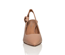 Load image into Gallery viewer, Daphne Leather Slingback Pump Taupe