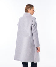 Load image into Gallery viewer, Genuine Mink Fur Virgin Wool Coat Plus Vest